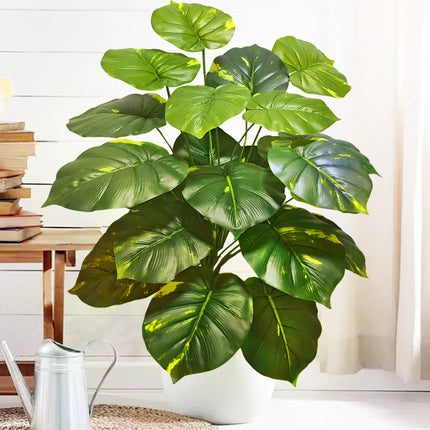 Artificial Monstera and Pothos Leaf Plant - image 5