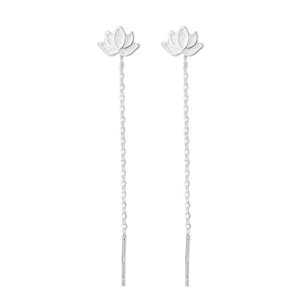 French Luxury Sweet Romantic Long Zircon Tassel Twisted Earrings for Women Temperament Wedding  Banquet Jewelry Gift