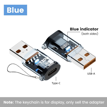 Olaf 120W USB-C To USB A OTG Adapter USB 3.2 to USB-C Fast Charging Connector For iPhone 15 16 MacBook iPad Huawei - product