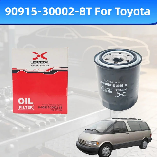 Easy Installation Automotive Replacement Oil Filter OEM 90915-30002-8T For Toyota Avensis T22 Corolla E11 Land Cruiser J7 J8