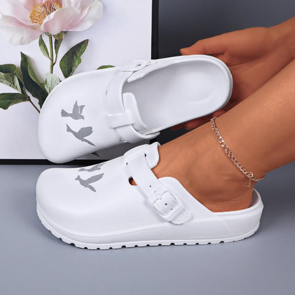 Summer Women Slippers  Platform Chef Shoes Casual Outdoor Clogs Beach Sandal Waterproof Non-slip Slides Indoor Home Shoes