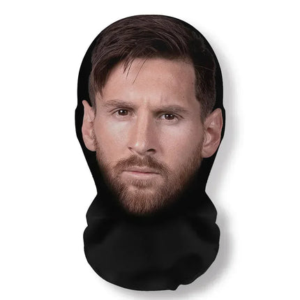 Funny Full Face Mask 3D Printed Celebrity Face Masks Elastic Mesh Halloween Cosplay Party Props Balaclava Headcovers