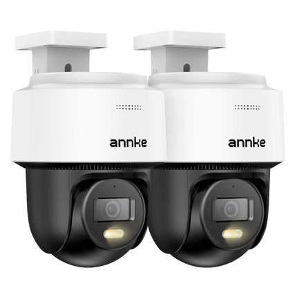 ANNKE CPT800 4K 8MP PT PoE Camera with 2-Way-Audio, 345° Pan 80°Tilt IP Security Cam for Outdoor Surveillance, Auto-Tracking Lite, AI Human Detection, Smart Dual Light (Not PTZ)