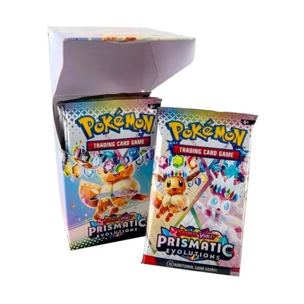 Pokémon Card v10 Booster bundle Destined Rivals Prismatic Evolutions Scarlet Violet 151 English ME01 Booster Cards Toy Gifts
