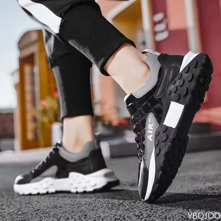 Large Size Spring and Autumn New Thick Sole Height Increasing Casual Men's Shoes Niche Trend - product view 4