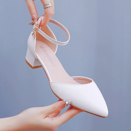 XIHAHA New Sneaker Women Coarse Heel Soft Soles Bride Modern Latin Shoes Jazz Dance Shoe Girl Tango Ballroom Dancing Bride Shoes