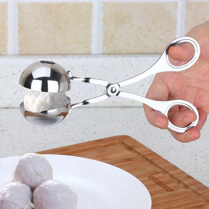 Meat Ball Maker Tool Stainless Steel Clip Round Rice Ball Shaper Spoon Meatball Making Mold Non Stick Stuffed - product image