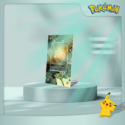 Pokemon Card Brick Photo Frame Van Gogh Museum Pikachu Charizard Acrylic Card Brick Photo Frame PTCG Gift Toy Not Include Cards