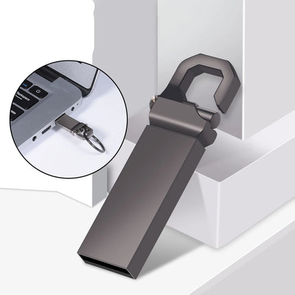 JASTER Business USB Flash Drive 128GB Metal Pen Drive 64GB Silver Memory Stick 32GB Flash Memory Card 16GB USB Memory Stick 8GB