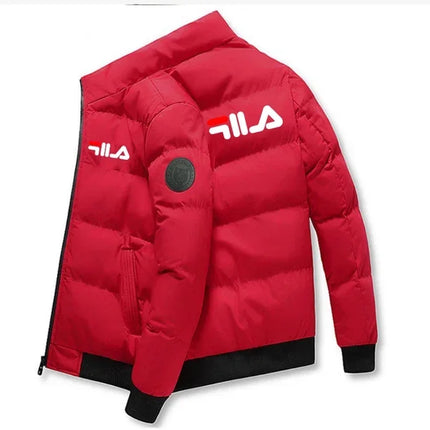 New 2026 Autumn/winter Men's Short Jacket, Fashionable Outdoor Casual Stand-up Collar Zipper Men's Cotton-padded Jacket