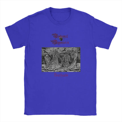NOCTURNAL DEPRESSION Band T-Shirt Summer  Hip Hop T Shirts Man Cotton O-Neck Oversize Top Tees Short-Sleeve Y2K Casual Tshirt
