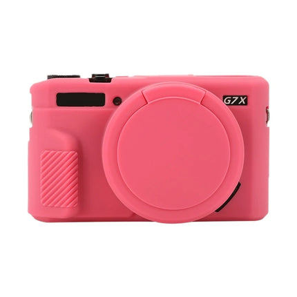 High Quality Soft Silicone Case For Canon PowerShot G7 X Mark II / G7X II / G7X2 Camera Protective Shell with Lens Cover