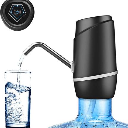 1pcWhite/Black Water Bottle Pump USB Charging Auto Switch Drinking Dispenser Charging One Click Auto Switch Drink Pump Dispenser