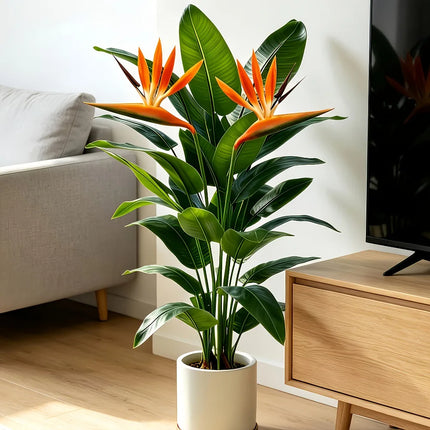 3-Piece Artificial Banana Tree and Bird of Paradise Set