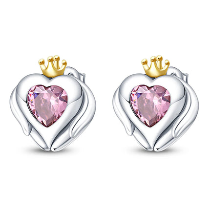 925 Sterling Silver Star Moon Heart Shape Earrings Jewelry Versatile Hoop Earrings For Women Jewelry Fine Birthday Party Gifts