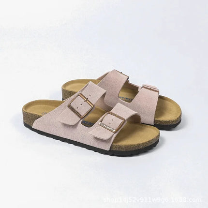 Double breasted sandals, outdoor flip flops, men's and women's soft shoes for outdoor wear