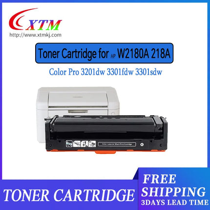 W2180A 218A Toner Cartridge W2181A W2182A W2183A for HP Color Pro 3201dw MFP 3301cdw 3301fdw 3301sdw refill laser printer