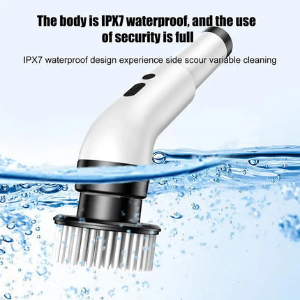 Electric Cleaning Brush Multi Function Handheld Wireless Kitchen Floor Washing Pool Bathroom Scrubber