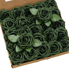 Ink green / 50PCS no box leaves