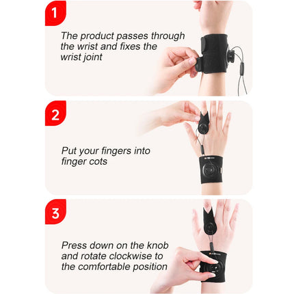 Adjustable Finger Splint for Workout & Recovery - Trigger Finger Brace with Knob Fits All Fingers | 1PC Orthopedic Support