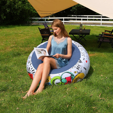 1PC Thickened Inflatable Lazy Sofa Lounge Chair – Perfect for Outdoor Courtyards & Indoor Leisure