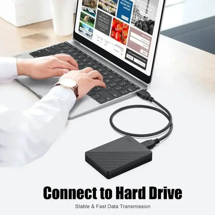 USB 3.0 to USB 3.0 Male Extension Cable Dual USB A Cord For Hard Drive DVD Player Laptop Cooler High-Speed Data Transmission