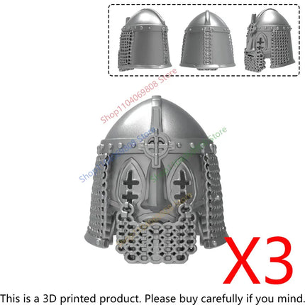 MOC Medieval Military Weapons Building Blocks Parts Castle Knights Soldier Sword Bow Crossbow Helmet Spear Model Bricks Boy Toys