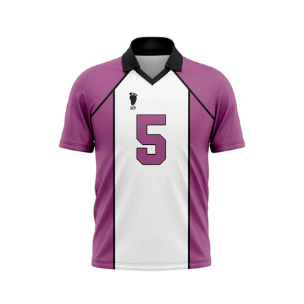 New Custom Name Haikyuu Karasuno High Hinata 10 Jersey Men Women Anime Volleyball Uniform Short Sleeve V-Neck Polo Sport T-Shirt