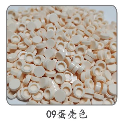 1000pcs/lot Tile 1x1 Round 98138 Special Brick MOC Building Block Small Particle Bricks Parts Compatible with 98138 LOGO Toys