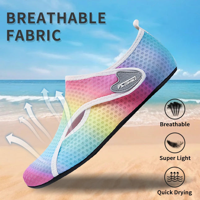 Beach Sneaker Socks Women Beach Water Shoes Man Barefoot Yoga Shoes Quick-Drying Surfing Swimming Shoes Barefoot Water Skin Sock