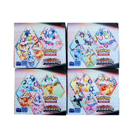 360Pcs Pokemon Destined Rivals Prismatic Black Bolt SCARLET VIOLE 151 Ultra Prism English Booster Battle Transaction Gifts