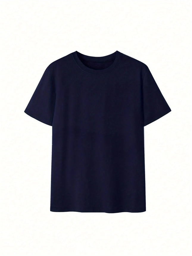 Stop Asking Why I'm Crazy Tee - Sassy Graphic, Casual Navy Top