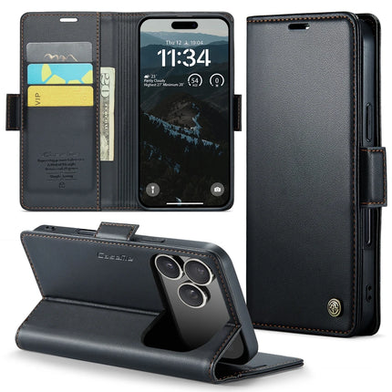 Wireless Charging Flip Wallet Case For iphone 17Air 17 Promax 16 Plus 15 Pro max 14 Pro 13 12 Phone Case Cards Slots Kickstand