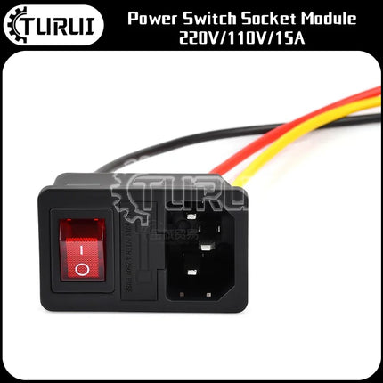 Voron SW/2.4/Trident 3D printer accessories power switch socket module 220V/110V