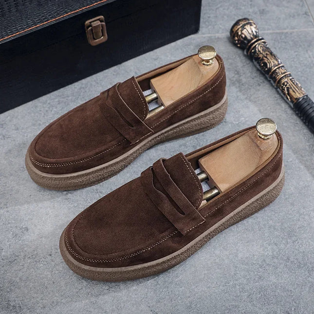 Herren Casual Schuhe 2025 – Business Slipper für Herren, Anzugschuhe Designer Mokassins Leichtgewichtige Autofahr-Loafer