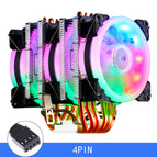 3 FAN 4PIN WITH LAMP / AM4-AM3 / Fixed Color