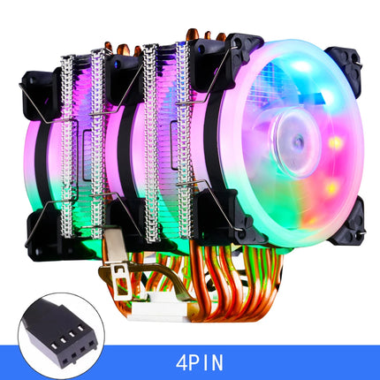 x99 Processor Cooler 6 Heat Pipes Cpu Cooler For Intel Lga 2011-V3 1700 1151 AM4 AM3 4PIN PWM IWONGOU Hurricane Air Cooler Cpu
