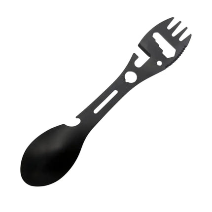 Outdoor Fork Spoon Versatile Outdoor Camping Tool Lightweight Fork Spoon Bottle Opener for Survival Tactical Utility for Easy