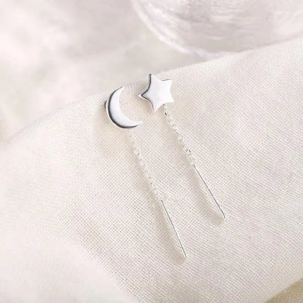 French Luxury Sweet Romantic Long Zircon Tassel Twisted Earrings for Women Temperament Wedding  Banquet Jewelry Gift