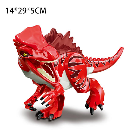 Jurassic Dinosaurs Building Blocks Indominus Rex DIY Big Size Tyrannosaurus Action Figure Models Children Toys Animals Gifts