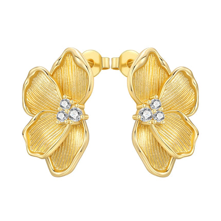 Orstarry S925 Sterling Silver 18k Gold Classic Knot Stud Earrings For Lady S925 Jewelry Party Anniversary Trendy Gifts