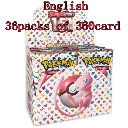 150-360Pc English French Spanish Carta Karten Pokemon Cards Sun Moon Evolutions Booster Box Collectible Tradiner Card for Child