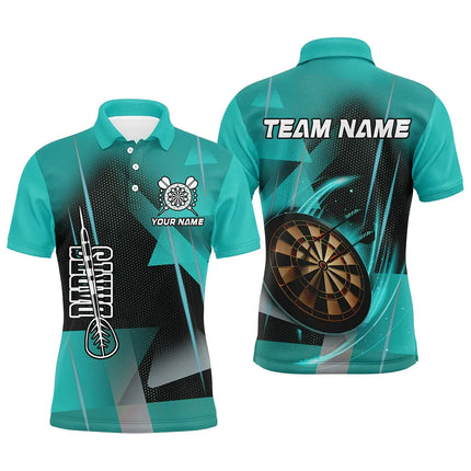 Fashion Darts Pattern Polo Shirts Summer Casual Custom Name Team Uniforms Short Sleeve Polo Shirt Loose Quick Dry Sports Tops