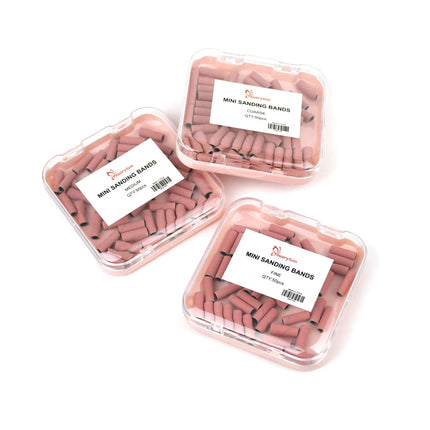 5000Pcs/Carton Nail Drill Bits Sets Pink 3mm Mini Sanding Bands Kits Manicure Accessories Tools