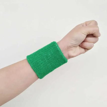 L XL Wristband Sport Sweatband Hand Band Sweat Wrist Support Brace Wrap Guards for Gym Volleyball Basketball Tennis Wrist Band