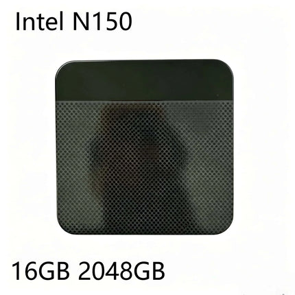 Compact Intel N150 Mini PC Multiple Configurations  NVMe SSD WiFi6 Triple 4K Silent Desktop for Home Office Media Editing
