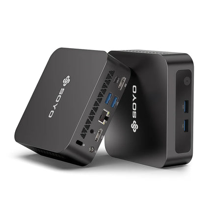 SOYO Mini PC Y5 Intel i3 4th CPU 8GB RAM 128GB ROM Windows 10 WiFi BT4.2 Desktop Computer