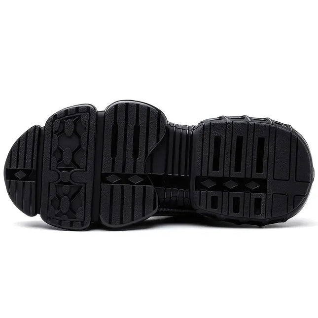 New Mens Safety Shoes Rotated Buckle Man Sneakers Puncture Proof Indestructible Work Shoes Waterproof Durable Boots for Men