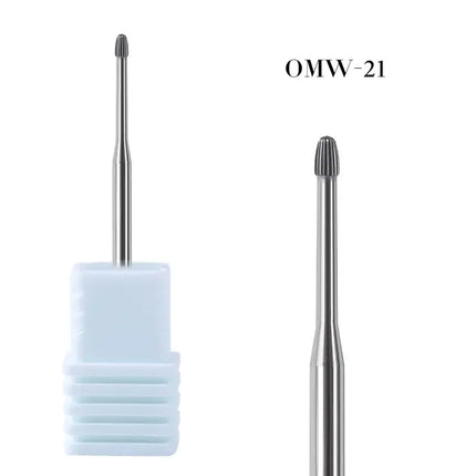 20 Types Tungsten Blue Rainbow Carbide Nail Drill Bit Electric Nail Mills Cutter For Manicure Machine Nail Files Accessories