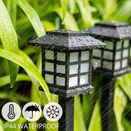 2~12Pcs Solar LED Pathway Lights Outdoor Waterproof Walkway Garden Decor Street Lamp for Landscape Yard Patio Driveway
